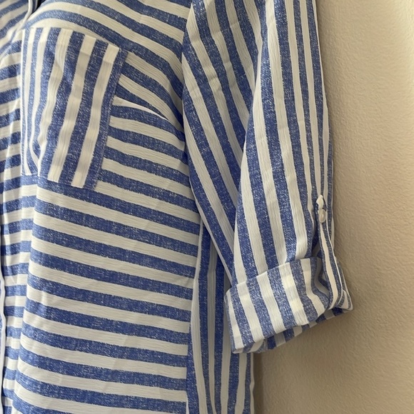 BCX Pinstripe Button Up Shirt - Picture 3 of 4